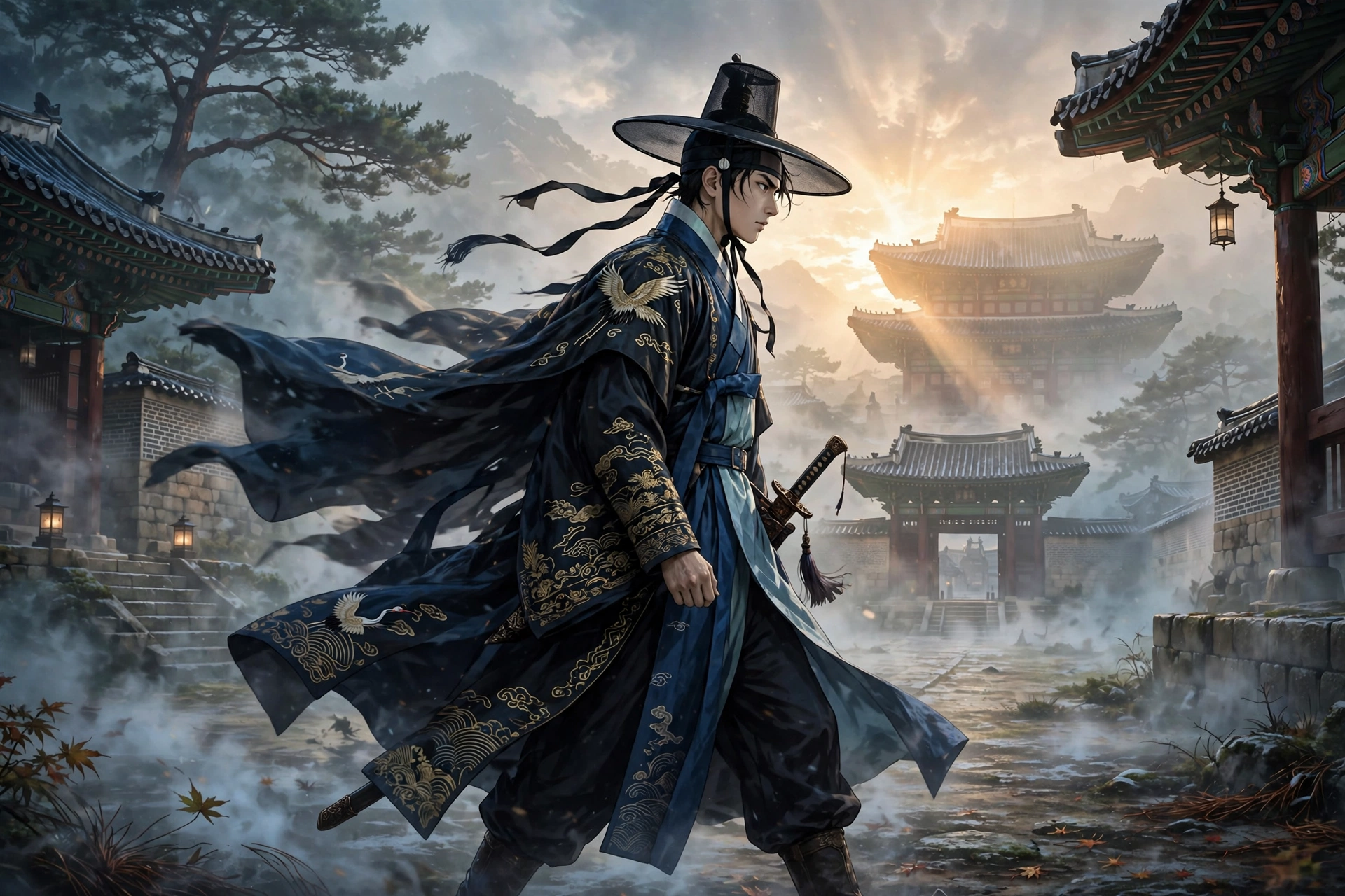 Ahn Bo Hyun Sets Off on a Crucial Mission in New Historical Drama Sacred Jewel