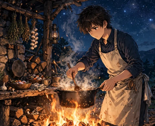 Ahn Hyo Seop's 'Final Table' Premieres Tonight: Kang Han Cooks A Heartfelt Meal Over A Campfire