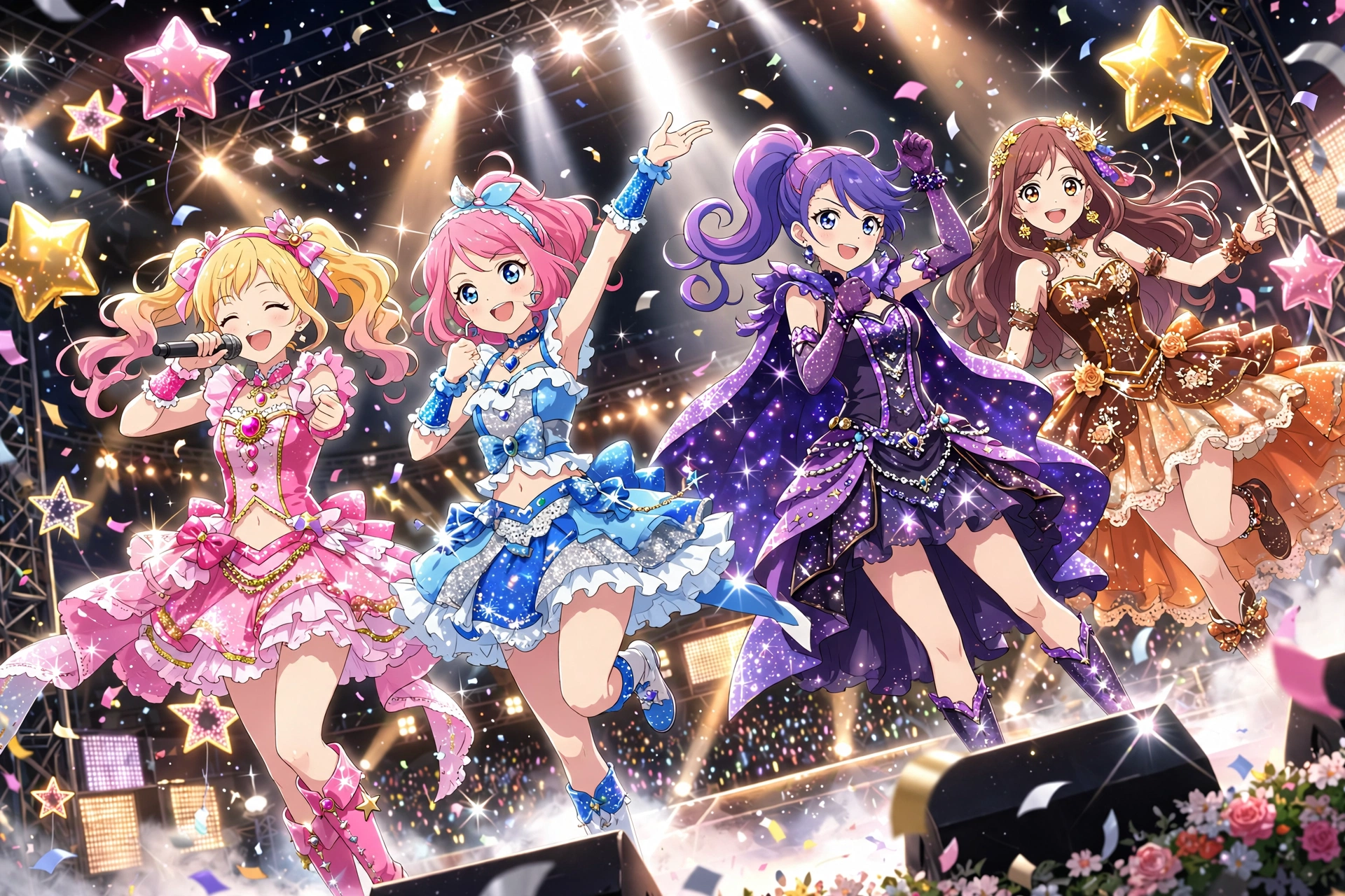 Aikatsu Stars! 10th Anniversary Film Gets Trailer, Theme Song Reveal, and January 22 Premiere