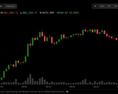 Bitcoin Bounces Back to Nearly $82,000 as Gold Recovers and Yen Gives Up Gains