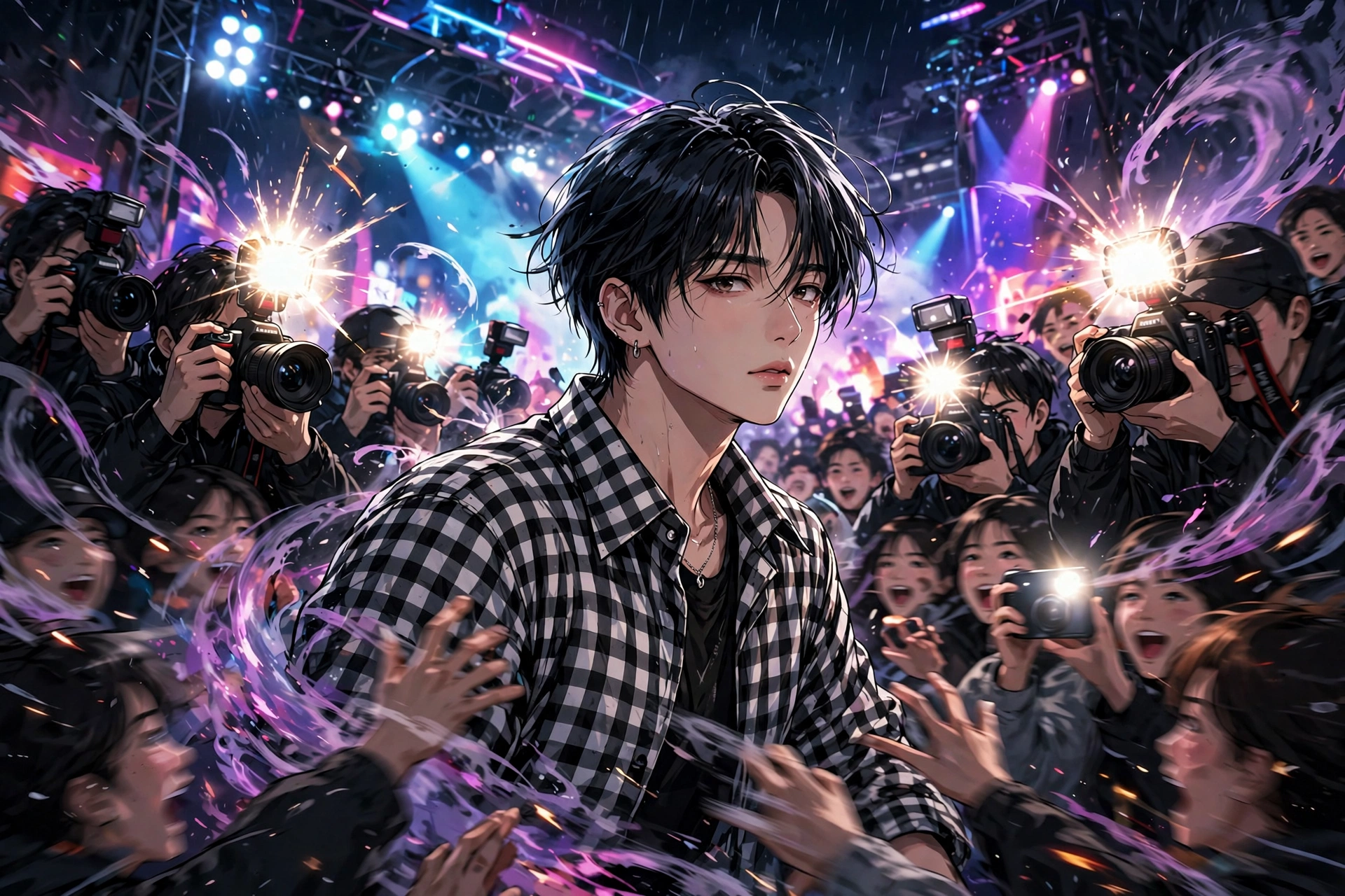 BTS V Sparks Frenzy With Checkered Shirt, Reigniting Dating Rumors With BLACKPINK's Jennie
