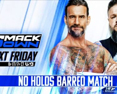 CM Punk vs. Kevin Owens No Holds Barred Match Announced for November 6 WWE SmackDown
