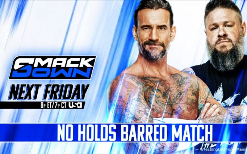 CM Punk vs. Kevin Owens No Holds Barred Match Announced for November 6 WWE SmackDown