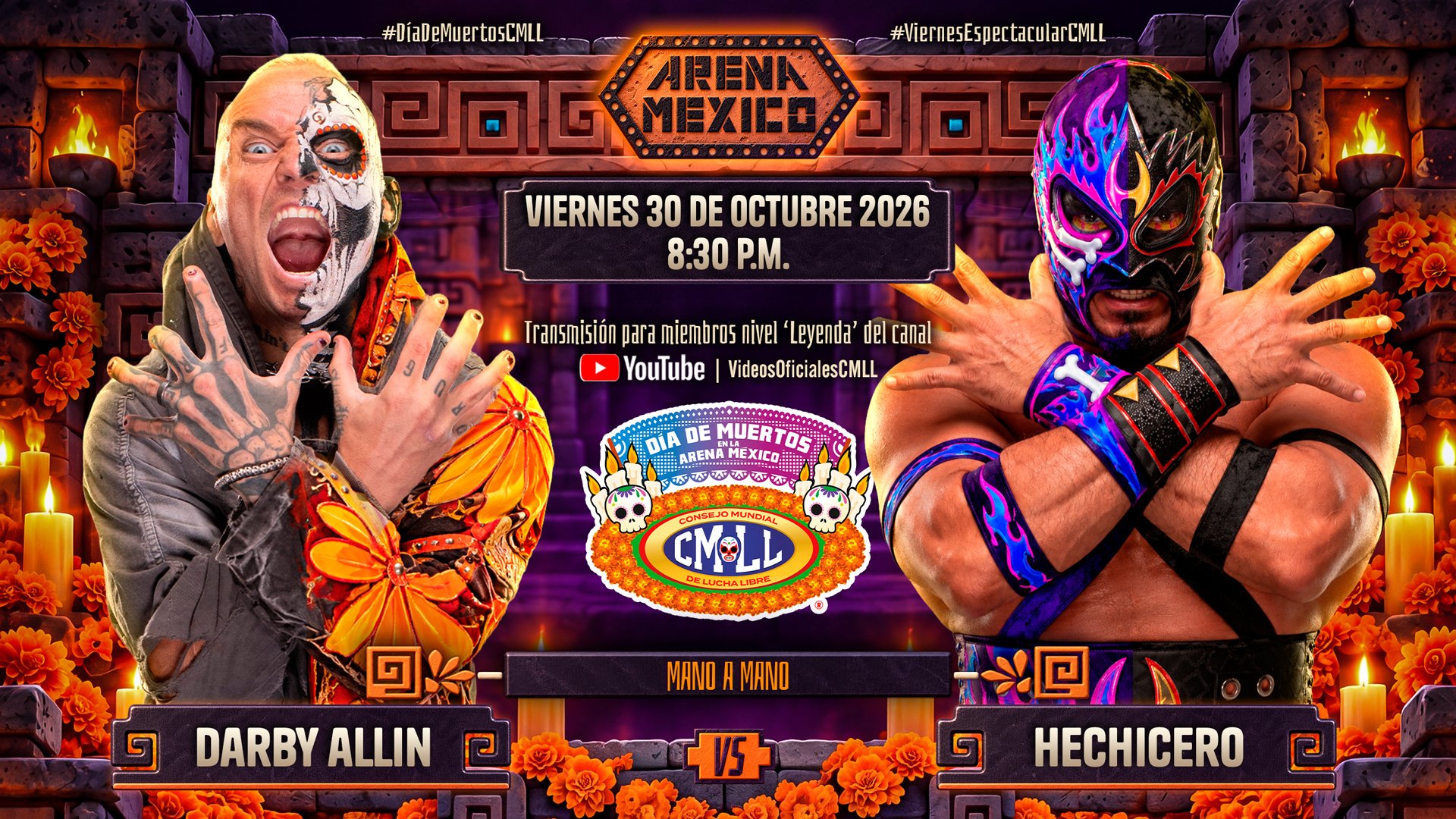 Darby Allin vs. Hechicero Set for CMLL October 30 Show at Arena Mexico
