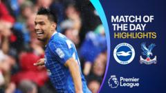 Diego Gomez Scores Extraordinary 51-Metre Halfway-Line Goal as Brighton Put Five Past Palace
