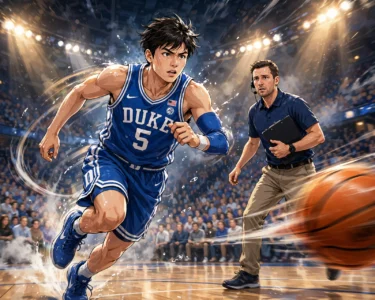 Duke's Kimari Robinson Apologizes After Viral Video Shows Him Swatting Away Trainer