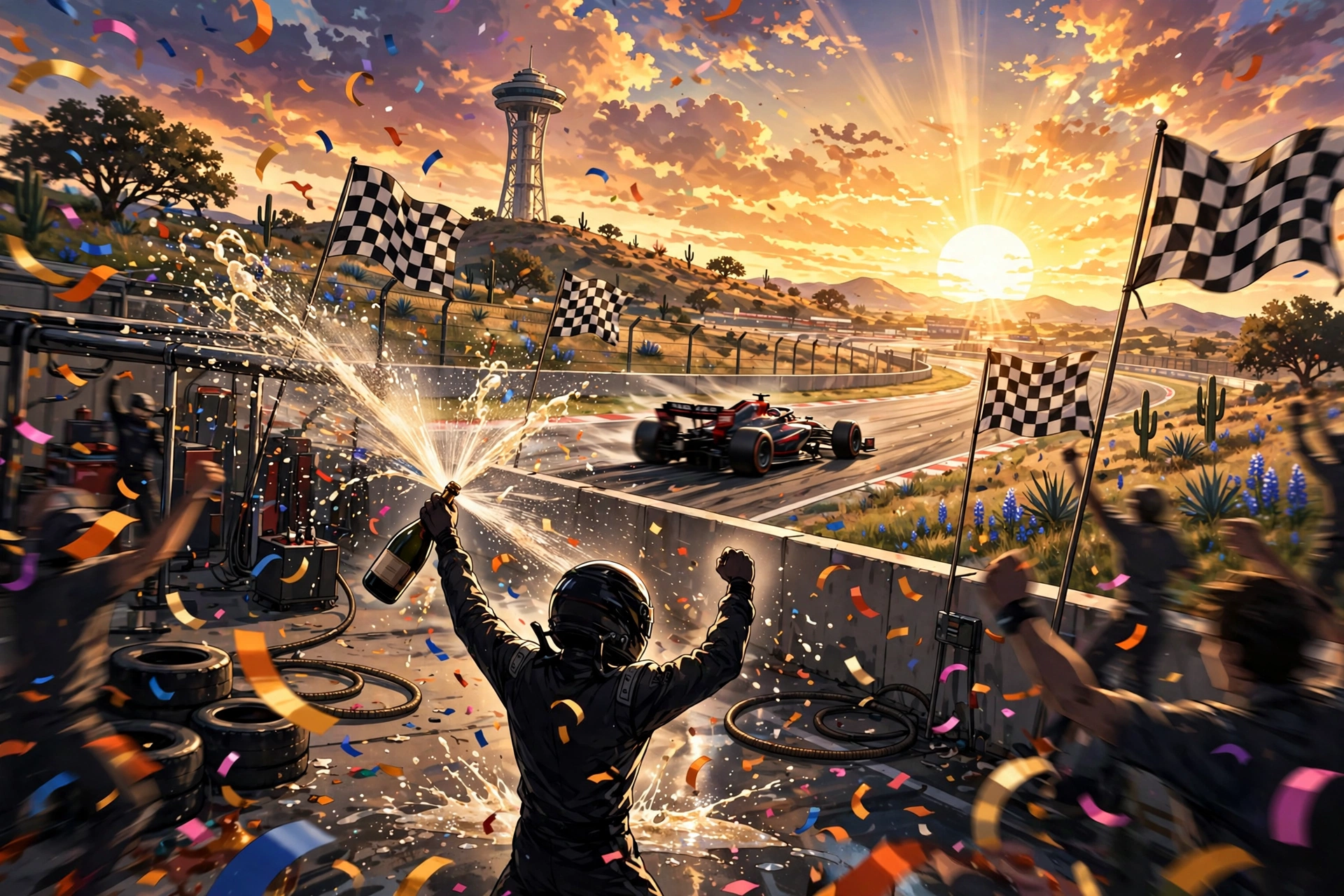 F1 Readies Antonelli's Title Champagne In Austin: The Race Of A Champion Who Isn't Champion Yet