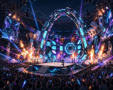 First Look At AEW WrestleDream 2026's Massive Stage Setup In Orlando