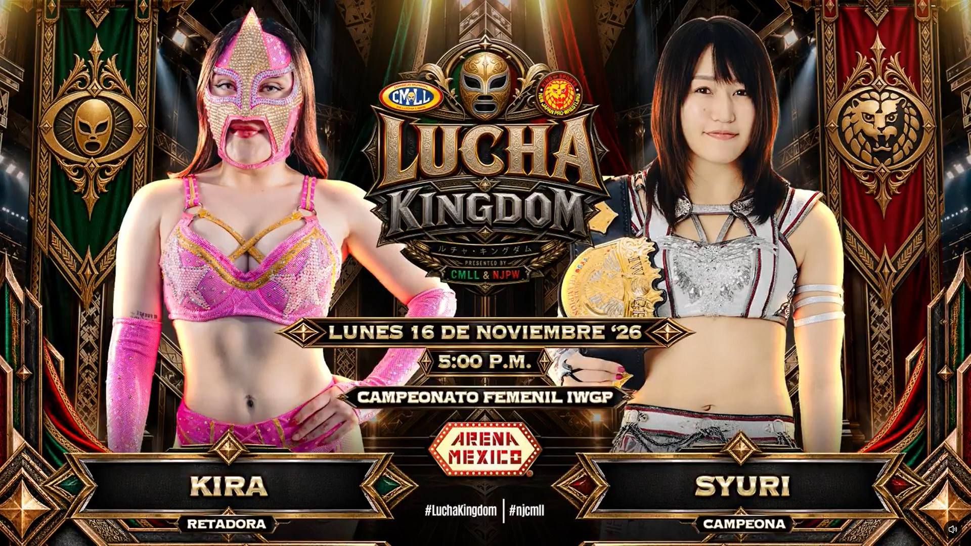 IWGP Women’s Title Bout and Zack Sabre Jr. vs. Hechicero Added to CMLL x NJPW Lucha Kingdom