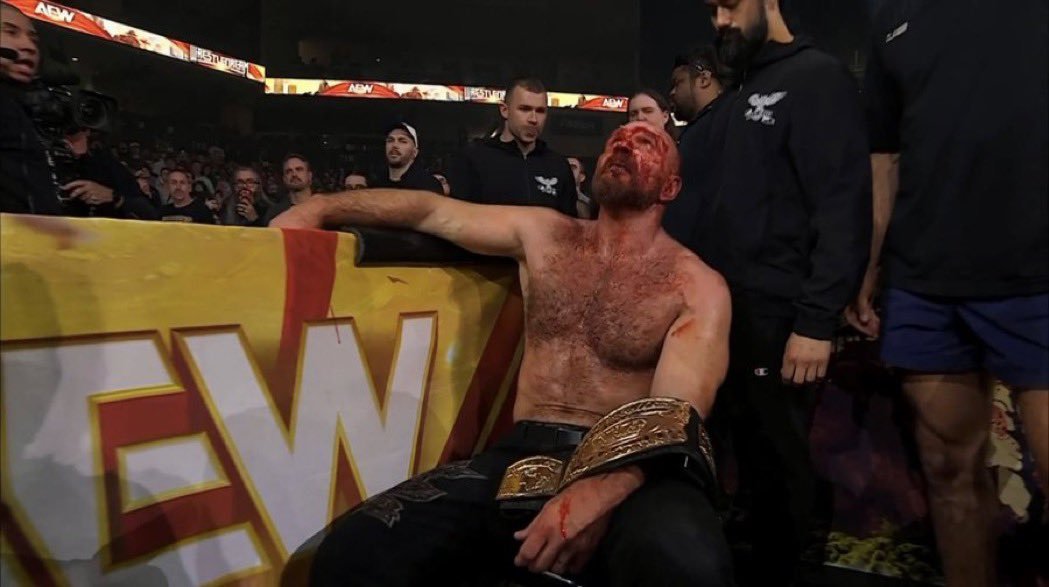 Jon Moxley Beats A Bloodied Brawl With Mark Davis To Retain AEW Continental Title At WrestleDream