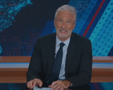 Jon Stewart Jokes Skydance 'Pulled Our Renewal' Before Slamming JD Vance, Trump and Emmanuel Macron