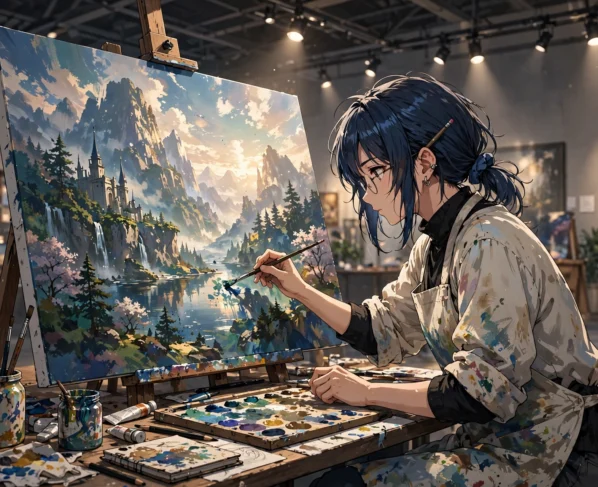 Lightbox Expo 2026 Artist Sang Lam on Background Art, Photoshop, and Finding Her Style