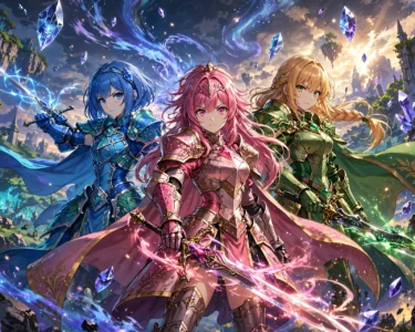 Magic Knight Rayearth and Sasaki and Peeps Season 2 Reveal English Dub Debuts and Casts