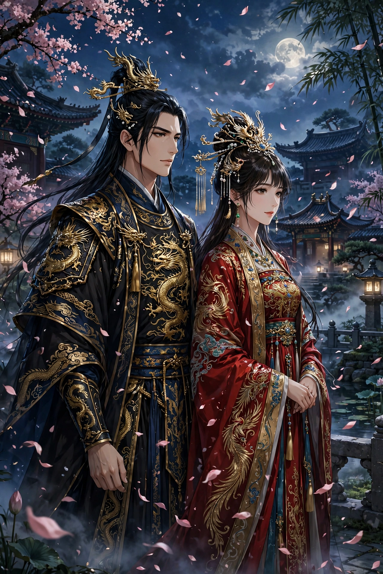 Matsurika Kanriden TV Anime Casts Takuya Satō and Hiyori Kōno as Emperor and Empress