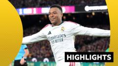 Mbappe Double Gives Real Madrid 2-1 Clasico Win at Barcelona in First El Clasico of the Season