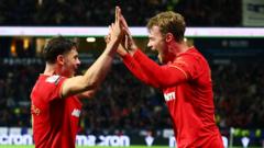 Middlesbrough Thrash Bolton 5-1 to Go Top of Championship as Lankshear Hits 11 Goals in 12 Games