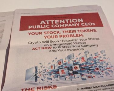Mystery Wall Street Journal Ad Sparks New Fight Over Tokenized Stocks