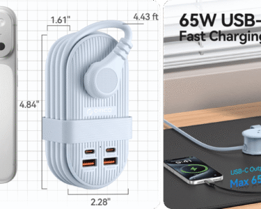 ORICO Packs 65W USB-C Into This Travel-Ready Power Strip for $24 (Save 33%)