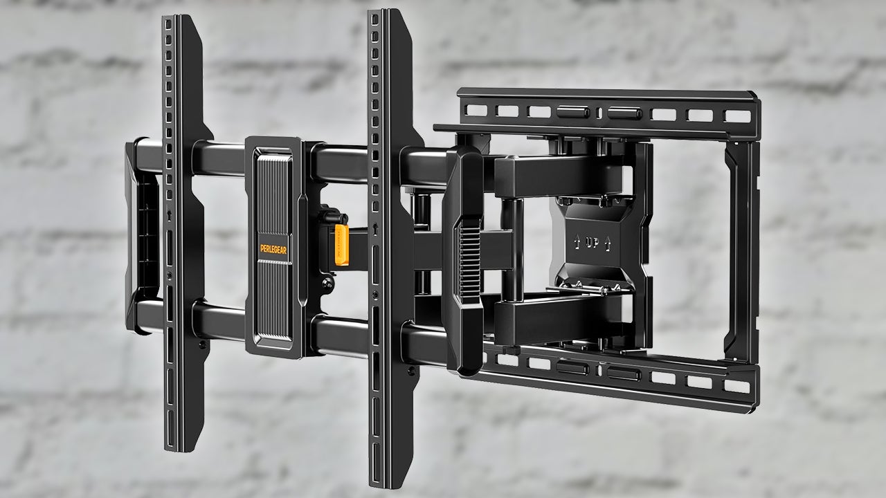 Perlegear Full-Motion TV Mount For Up To 90-Inch TVs Drops To Just $33