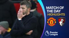 Pressure Intensifies on Michael Carrick as Man Utd Lose 3-0 to Bournemouth at Old Trafford
