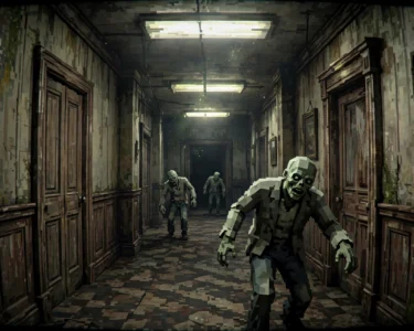 Resident Evil fan-made PS1-style game