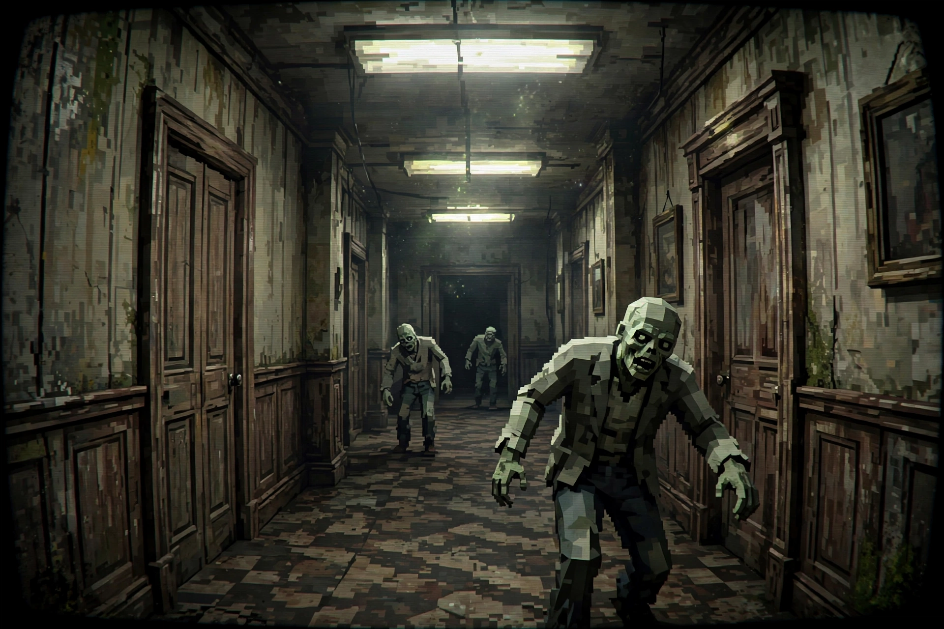 Resident Evil fan-made PS1-style game