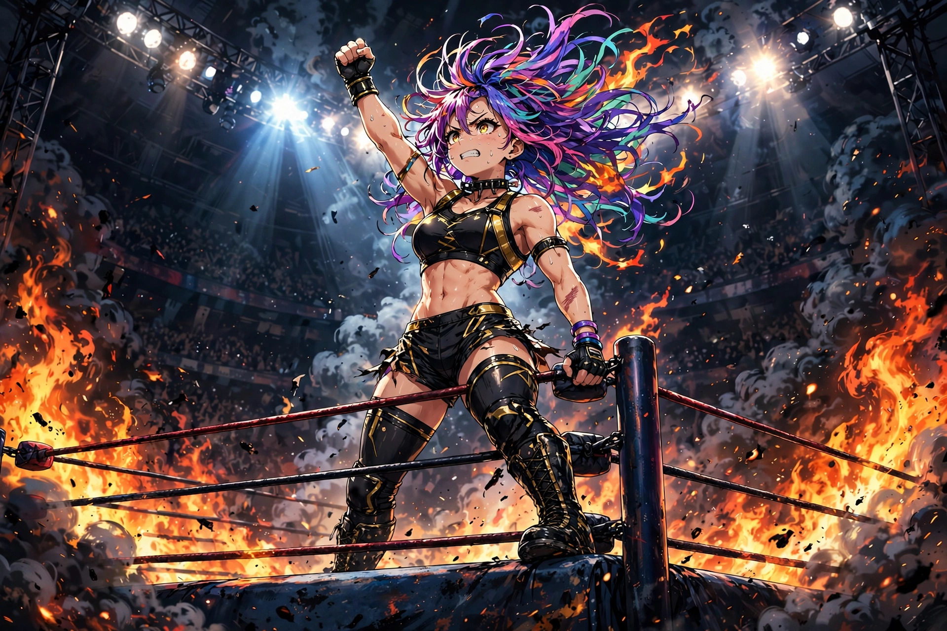 Shotzi Blackheart Saves Allie From Fire 'N Flava in TNA Debut on 10/22 iMPACT