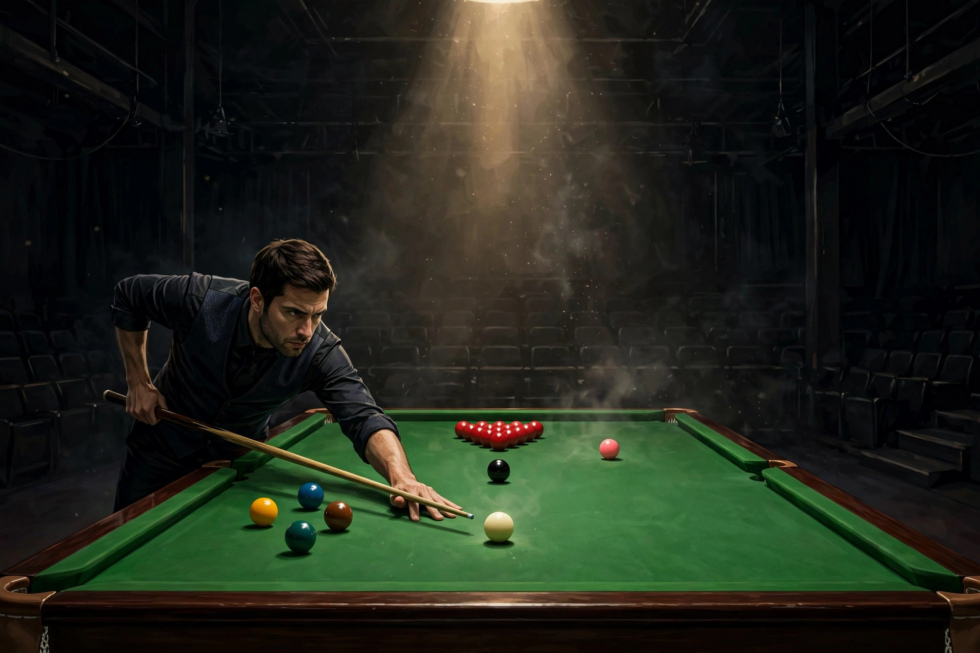 Snooker top-16 battle illustration