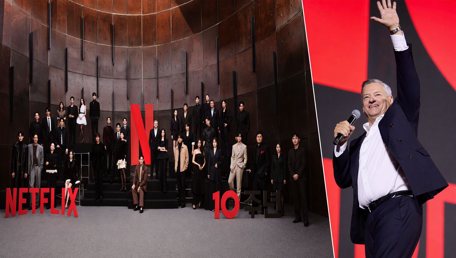 Ted Sarandos Marks Netflix's 10 Years in Korea as Squid Game Stars Fete a Decade of Hits