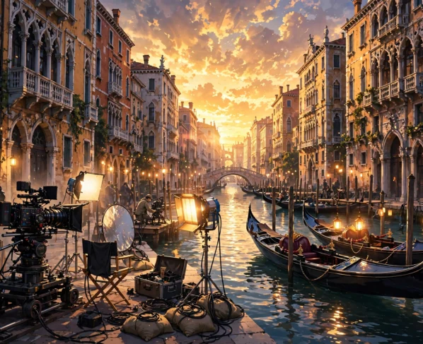Upgraded 2 Begins Filming in Venice With Camila Mendes and Leslie Bibb, Biennale Art Show in the Storyline