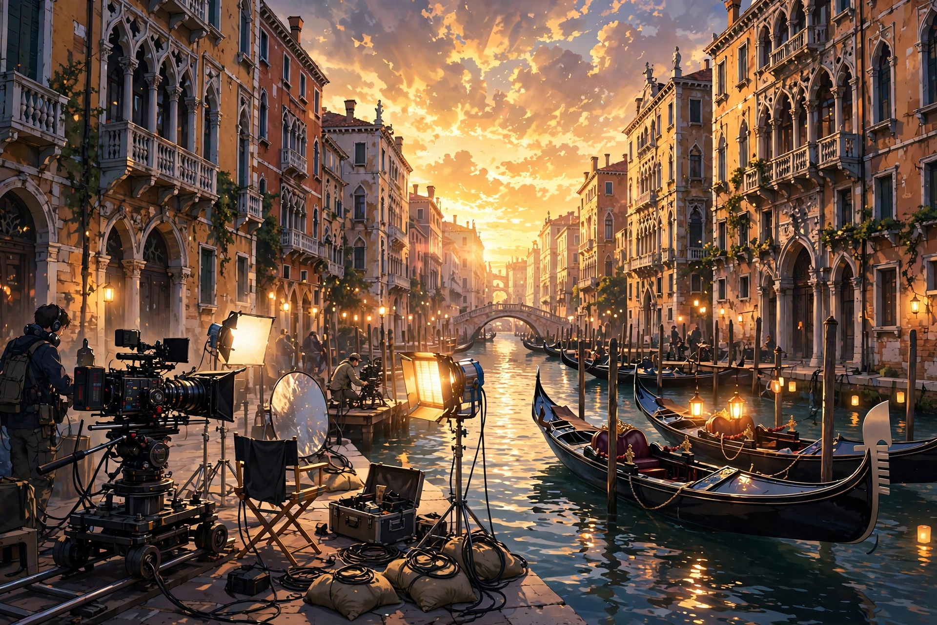 Upgraded 2 Begins Filming in Venice With Camila Mendes and Leslie Bibb, Biennale Art Show in the Storyline