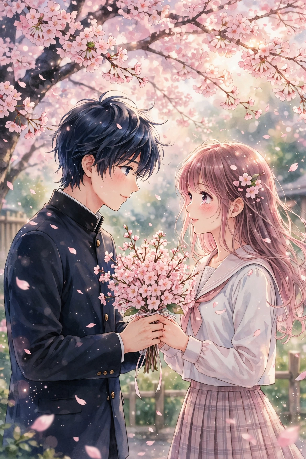 Yome ga Kuru Artist saku Launches New Kimi to Sakura no Hanataba wo Manga on November 1