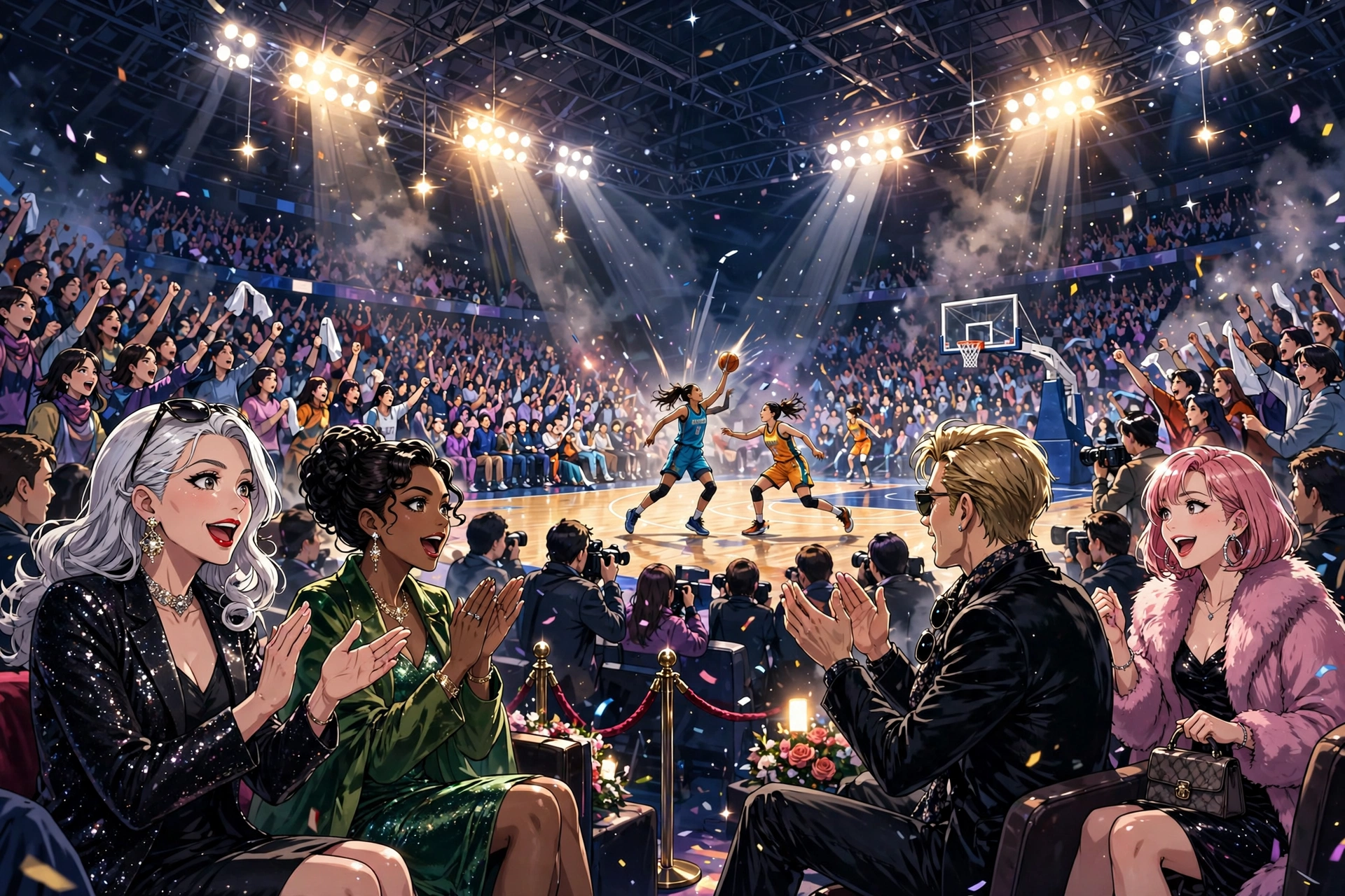 Zendaya, Dinah Jane Headline Celebrity Appearances at WNBA Finals